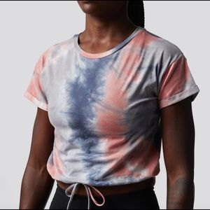 Born Primitive Tie-Dye Crop Top - Pink and Blue